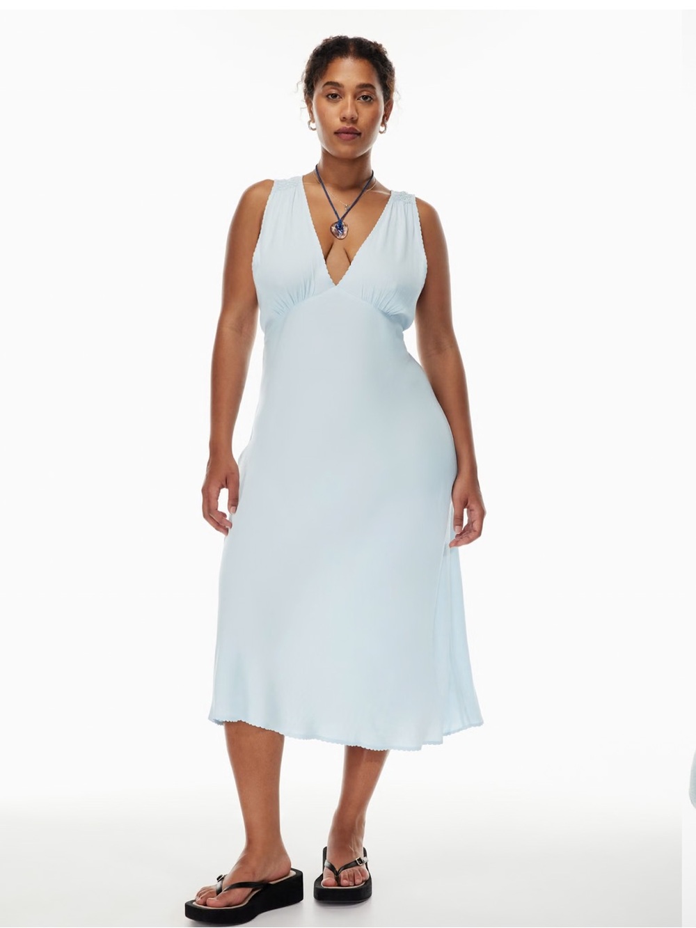 Wilfred Orchestra Dress — Light Blue